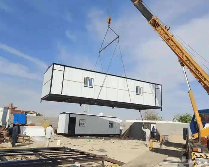 دينه دبل نقل غرف جاهزه نقل بركسات ونش دبل يحمل حاويات رافعه 1