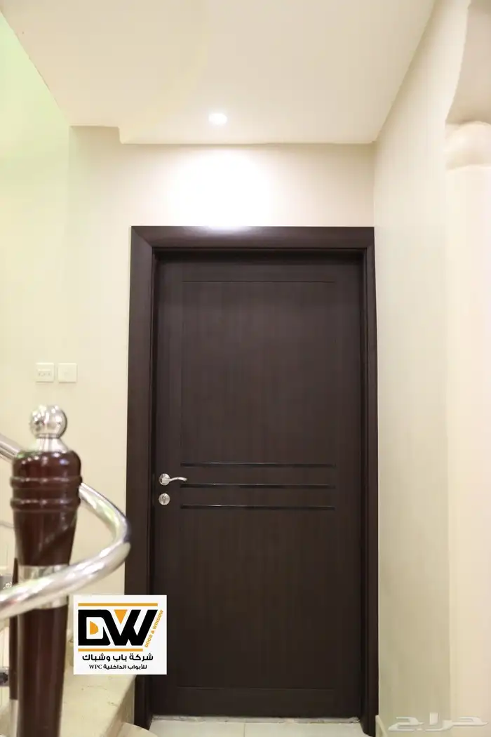 أبواب WPC الداخلية شركة باب وشباك للأبواب الداخلية 8