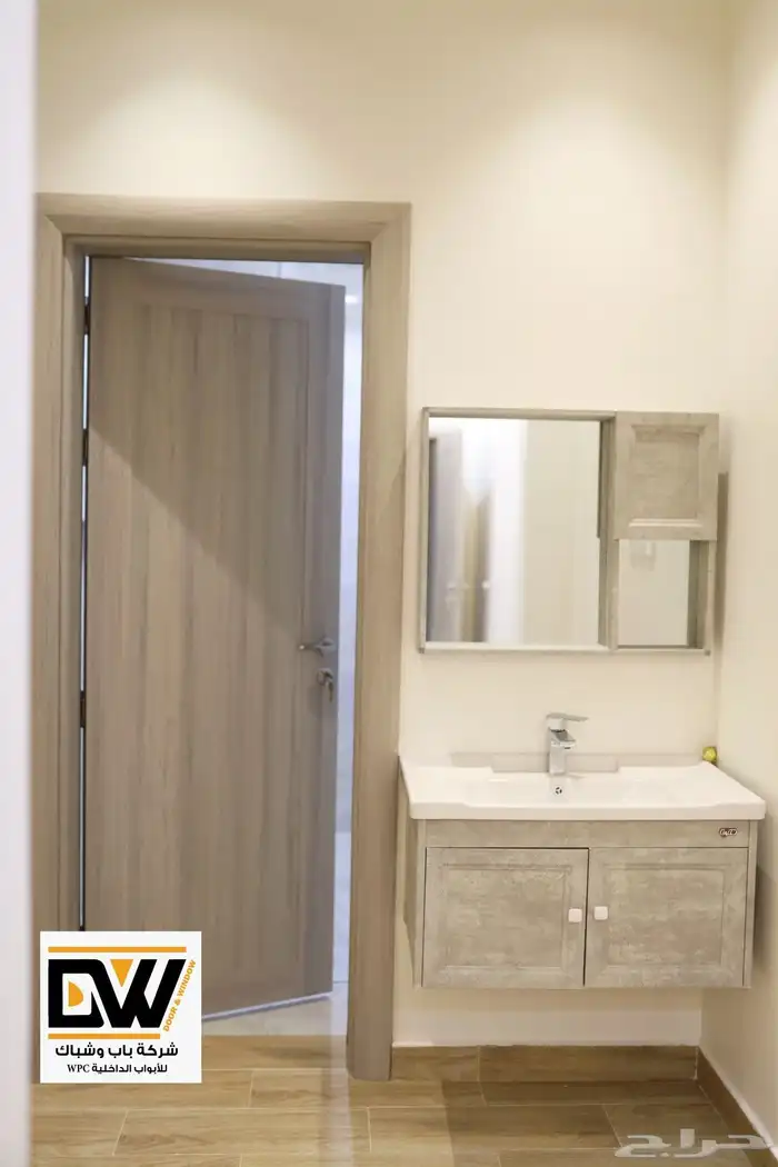 أبواب WPC الداخلية شركة باب وشباك للأبواب الداخلية 4