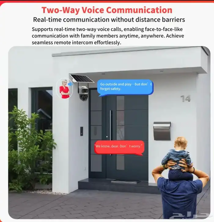 كاميرا طاقة شمسية شريحة انترنت (جديد) مع ذاكرة128G 11