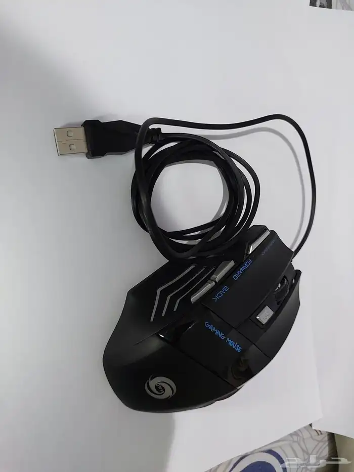 ماوس قيمنق سلكي نظيف جدا وشغال وسريع 4