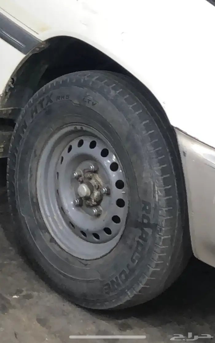 5 جنوط شنبر وكالة مقاس 16 مع كفرات ربع عمر 1