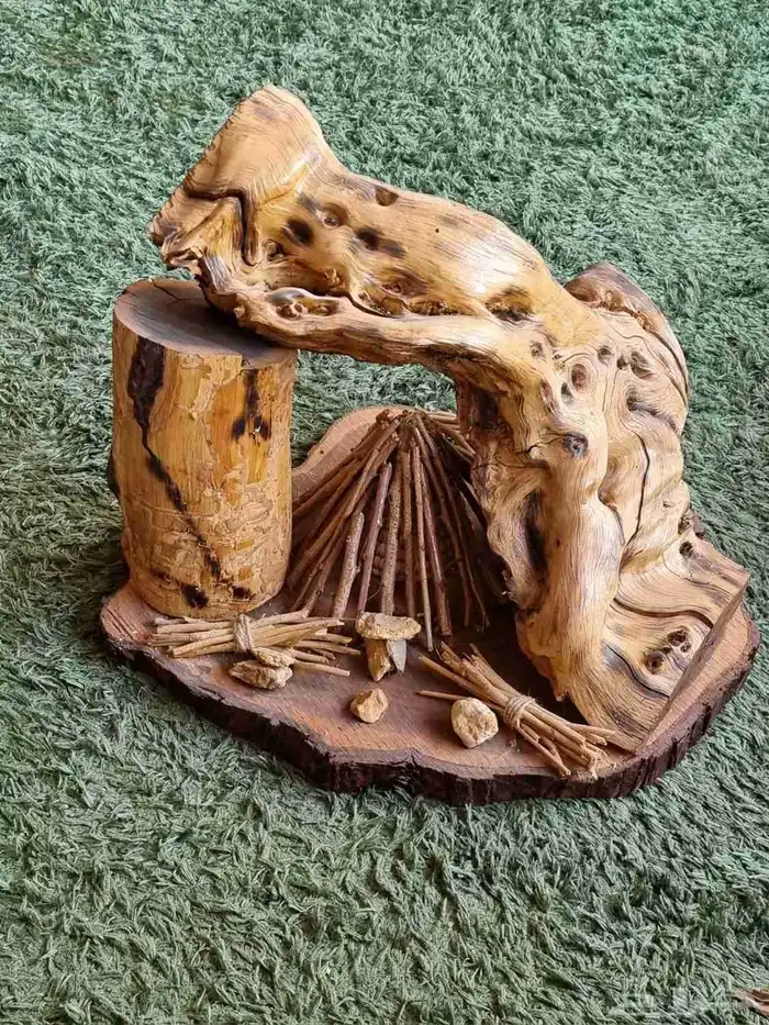 تحفه من حطب السمر 0