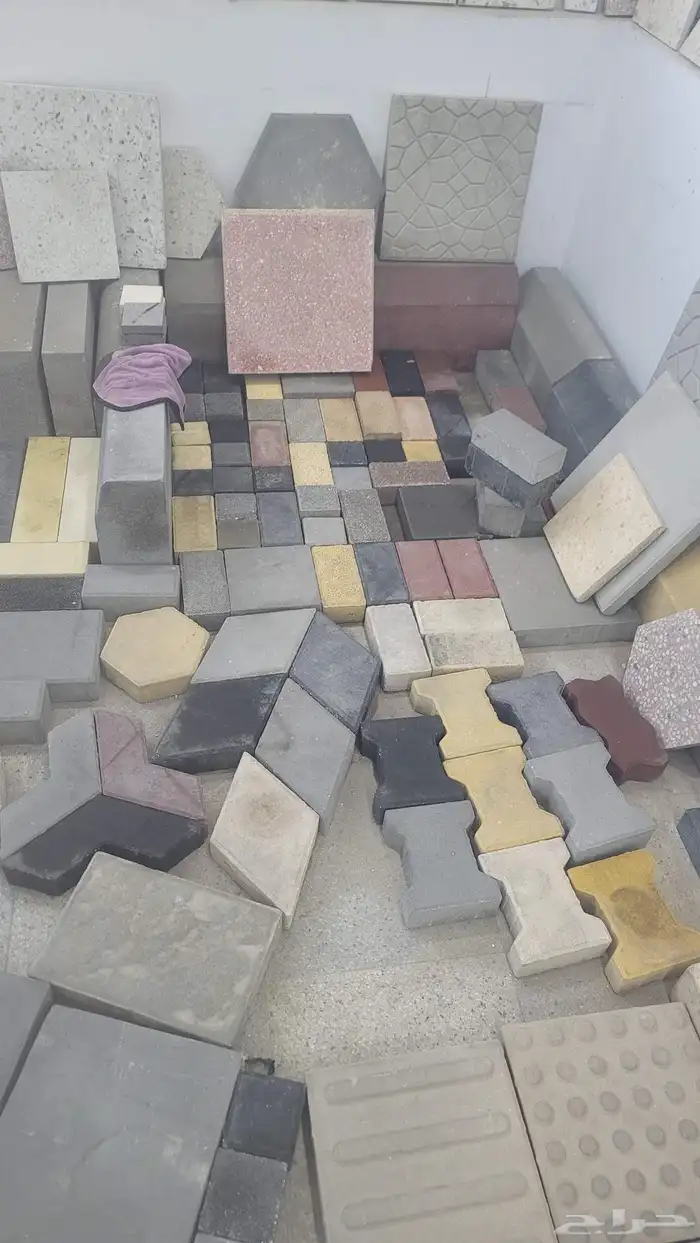مبسط مواد بناء بندوره انترلوك بلاط بلك اسمنت رمل شبك مشبات 17