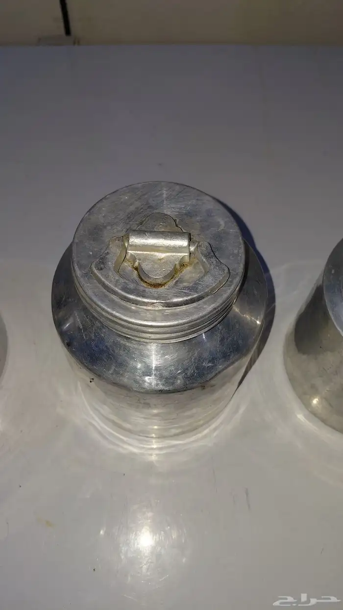 سطل سمن العدد 3 الباقية المتوجدة 2 نحاس وحدة استيل هندي 2
