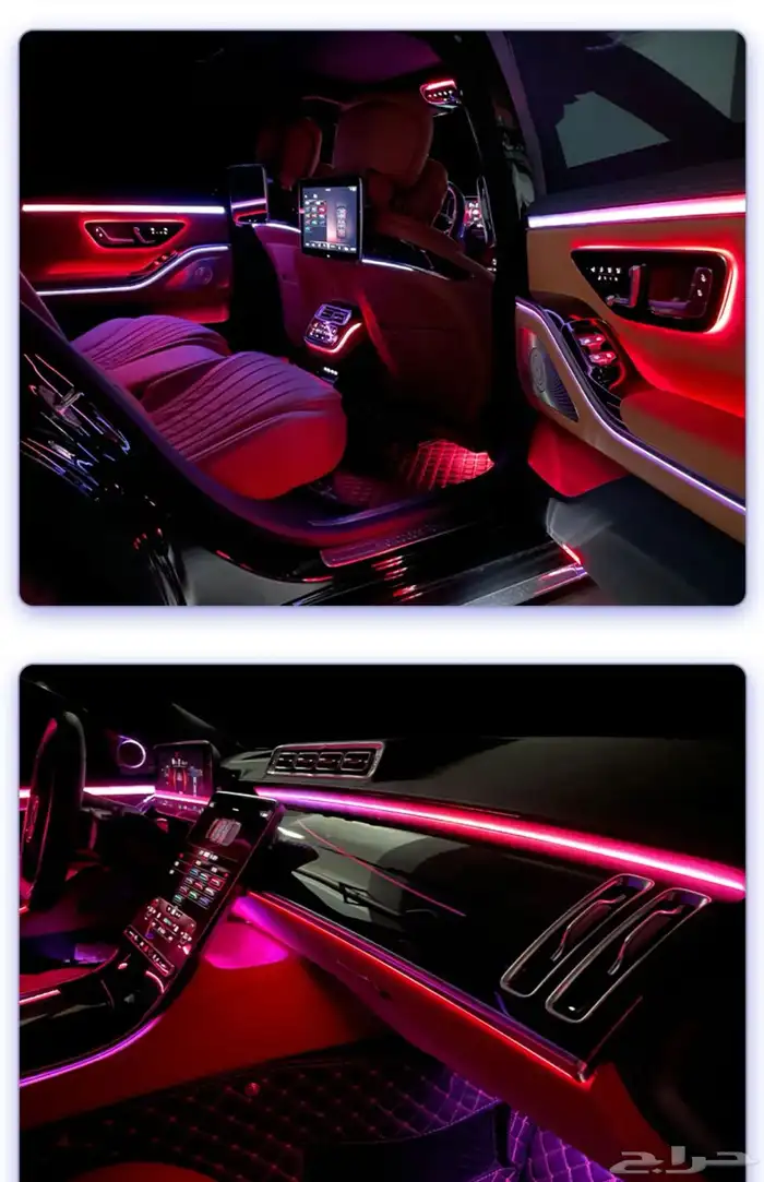 كيت برابوس مرسيدس الجوهرة W223 ليد تفاعلي بيانو بلاك 12