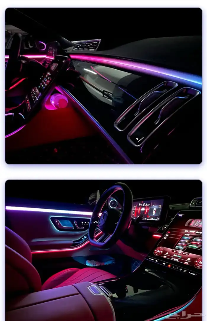 كيت برابوس مرسيدس الجوهرة W223 ليد تفاعلي بيانو بلاك 11