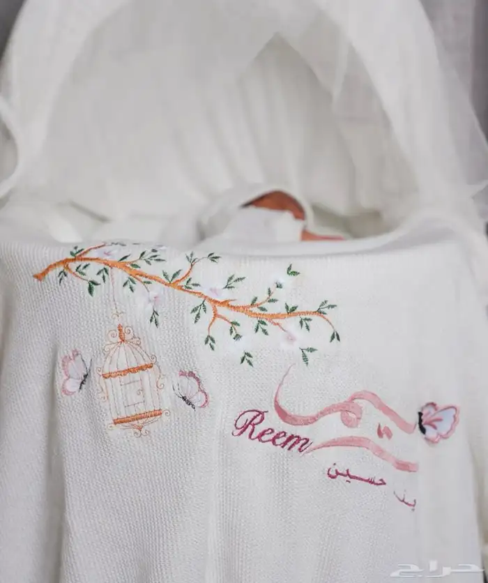 تطريز مواليد بطانيات وكل شي 3