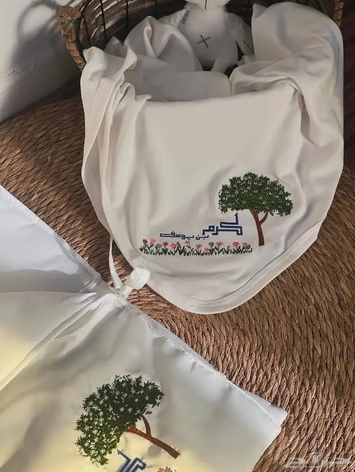 تطريز مواليد بطانيات وكل شي 4