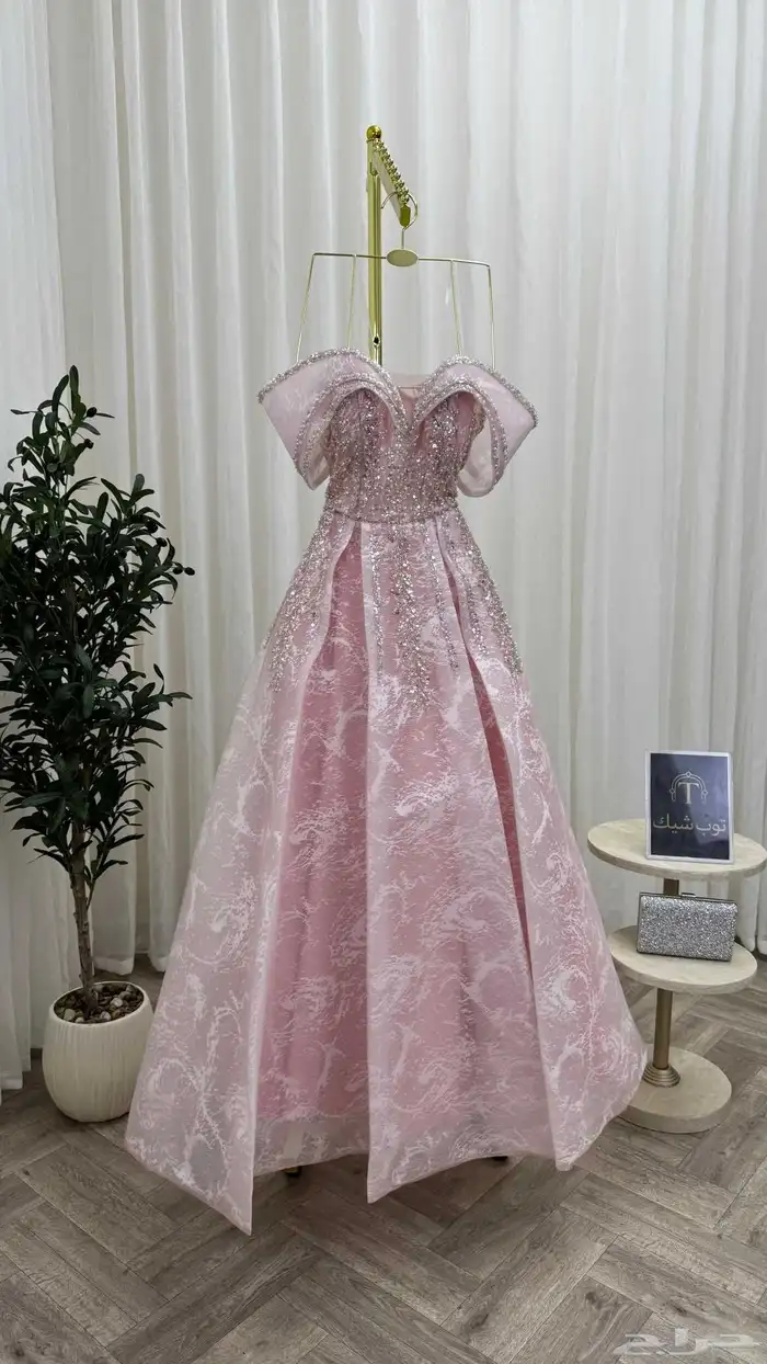 فستان مناسبات شتوي وصيفي نشحن لكافه مدن المملكة 30
