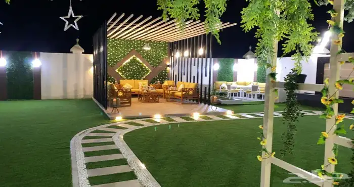 مضلات جلسات حدايق صناعيه 5