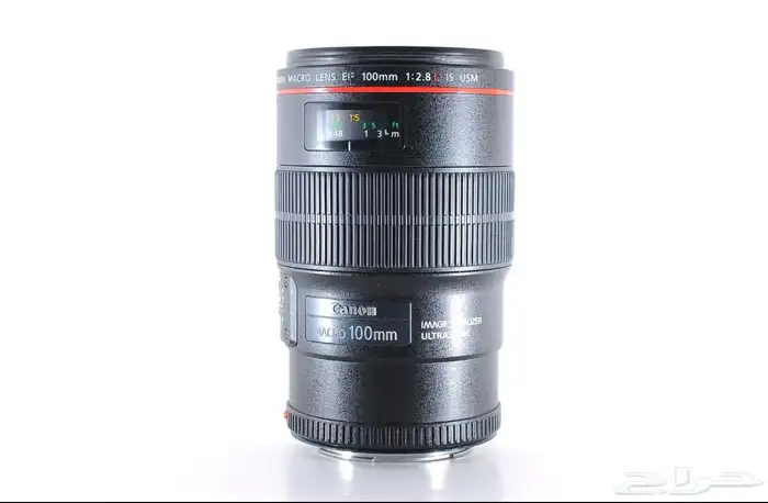 عدسة كانون EF 100mm macro F 2.8 IS USM 0