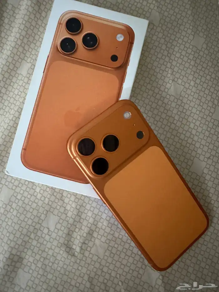 (iPhone 17 pro) لون برتقالي جديد ماله اسبوع (256 غيغا) 1