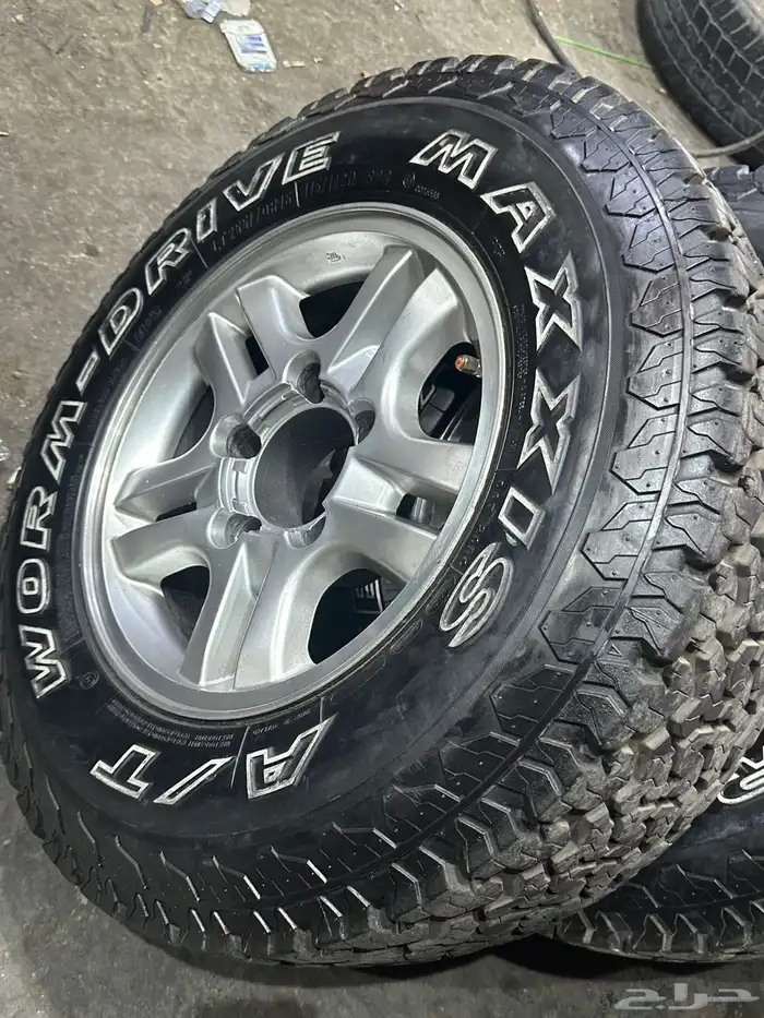 جنوط لكزز الحميد معا كفرات ماكسس مقاس 255 70 16جيب ربع شاص 4