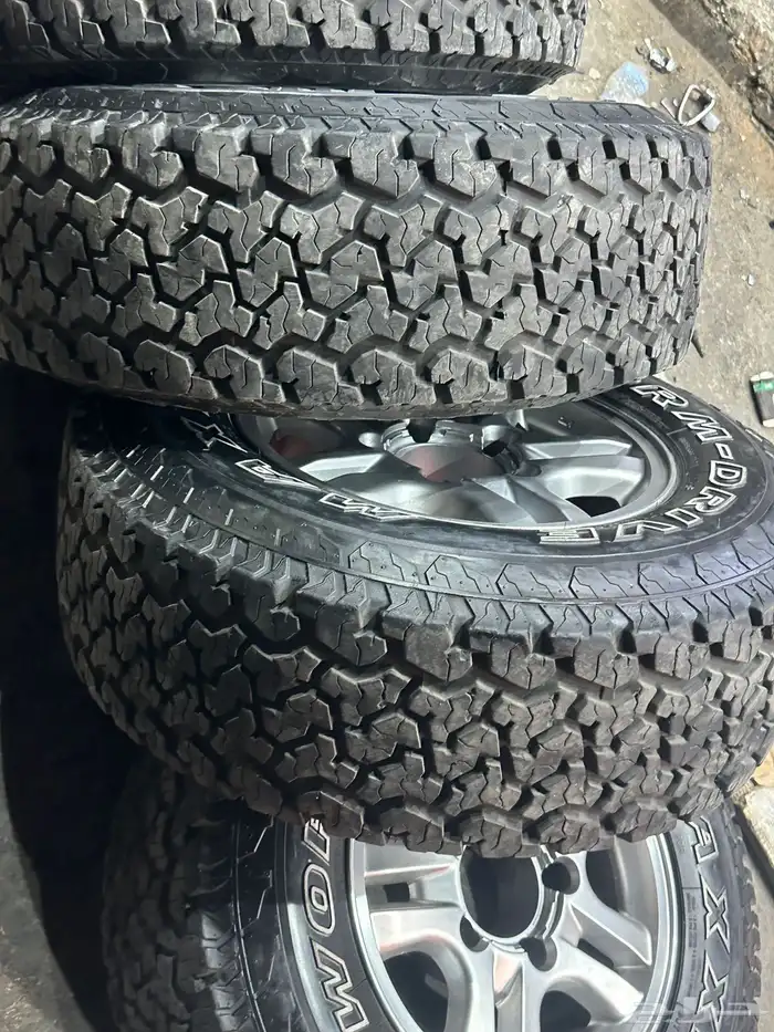 جنوط لكزز الحميد معا كفرات ماكسس مقاس 255 70 16جيب ربع شاص 6