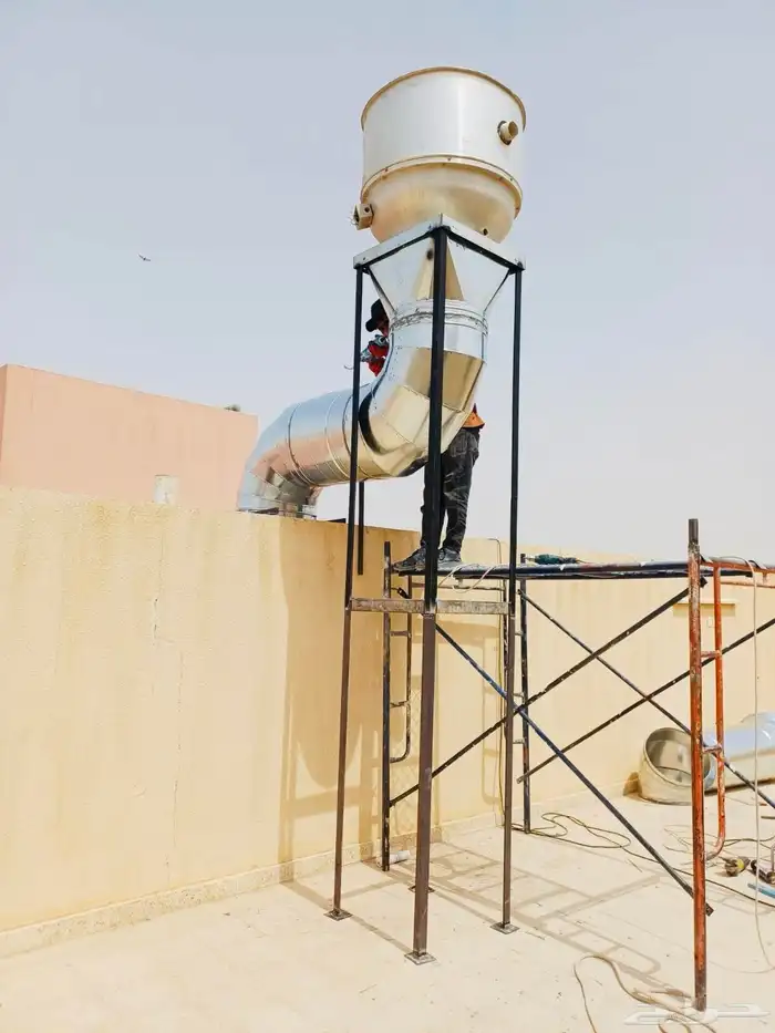 أ ومدهود ..مطبخ شفاط .مدخنة استيل دك مطعم شفطا الفولاذ58224 20