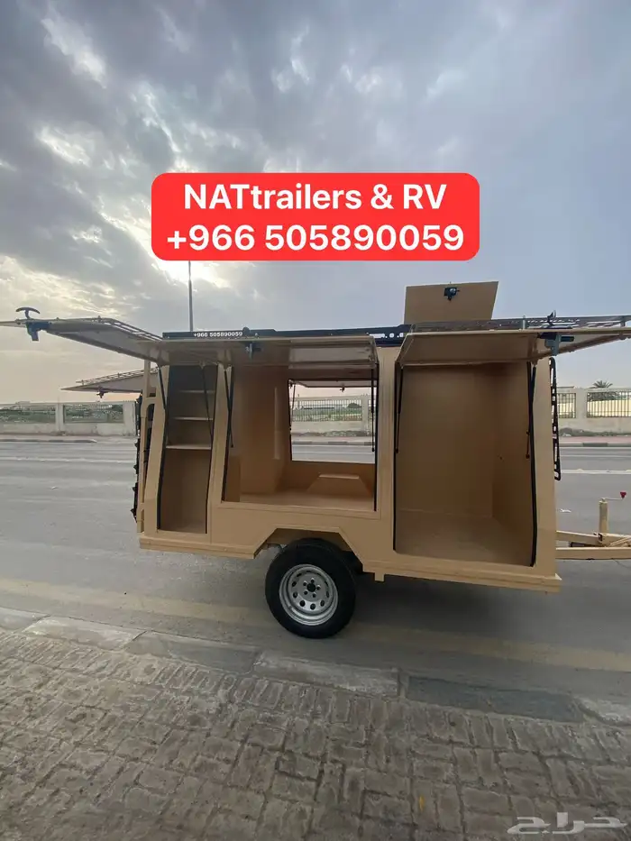 كارافان كرفان مكاشيت كامبر مقطورة البر كشته مجهزه تجهيزات 14