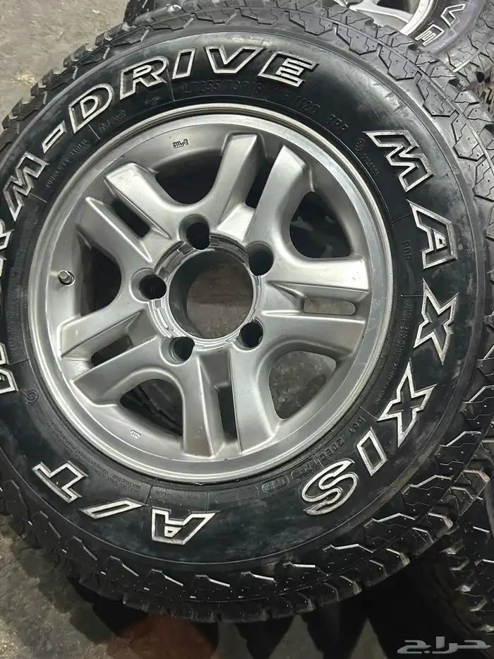 جنوط لكزز الحميد معا كفرات ماكسس مقاس 255 70 16جيب ربع شاص 2