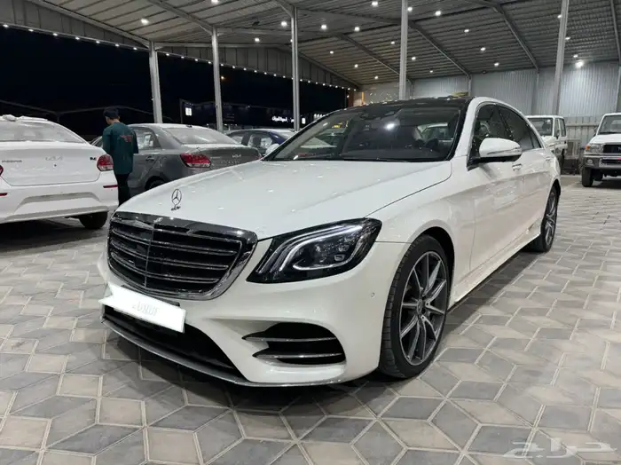 مرسيدس S500 مديل 2017 ( يخت ) فل كامل خلفية طياره 3