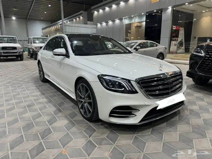 مرسيدس S500 مديل 2017 ( يخت ) فل كامل خلفية طياره 1
