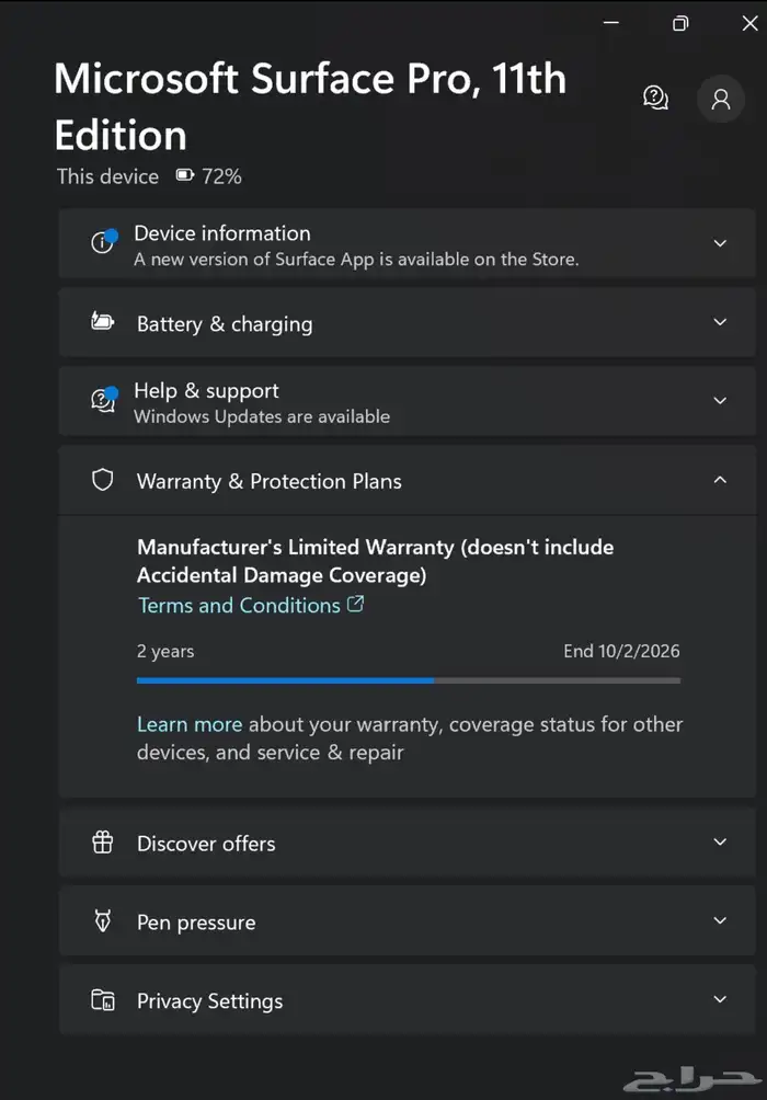 Microsoft Surface Pro 11 10