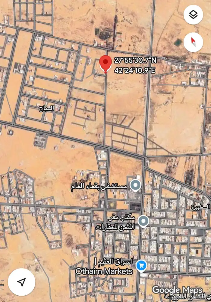 حائل - وسط بقعاء اراضي تجارية وسكنية 0