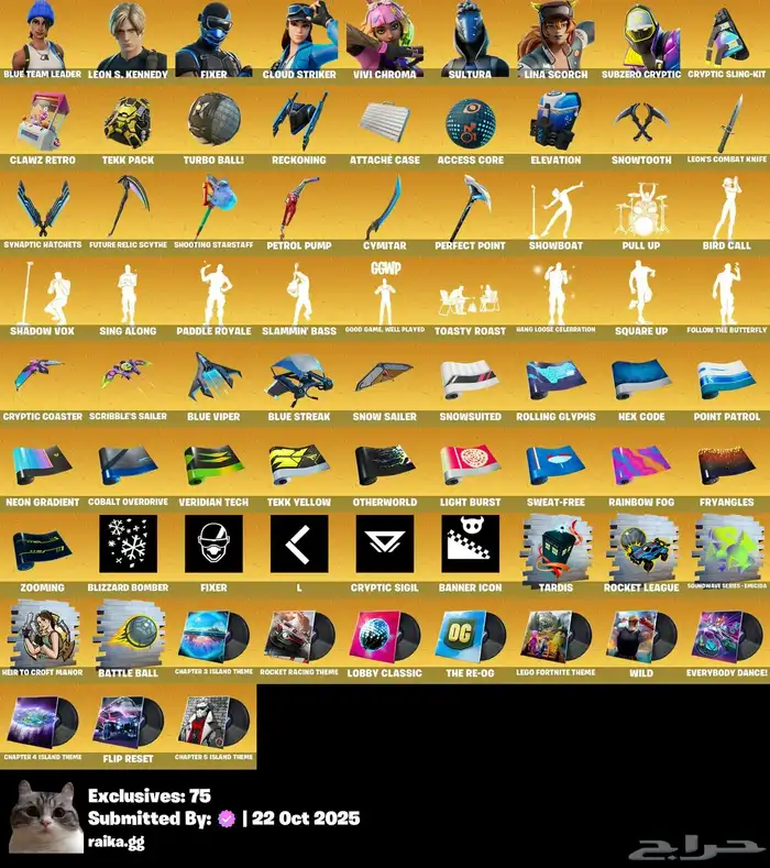 توفير مجموعة حسابات فورت نايت عشوائية 3