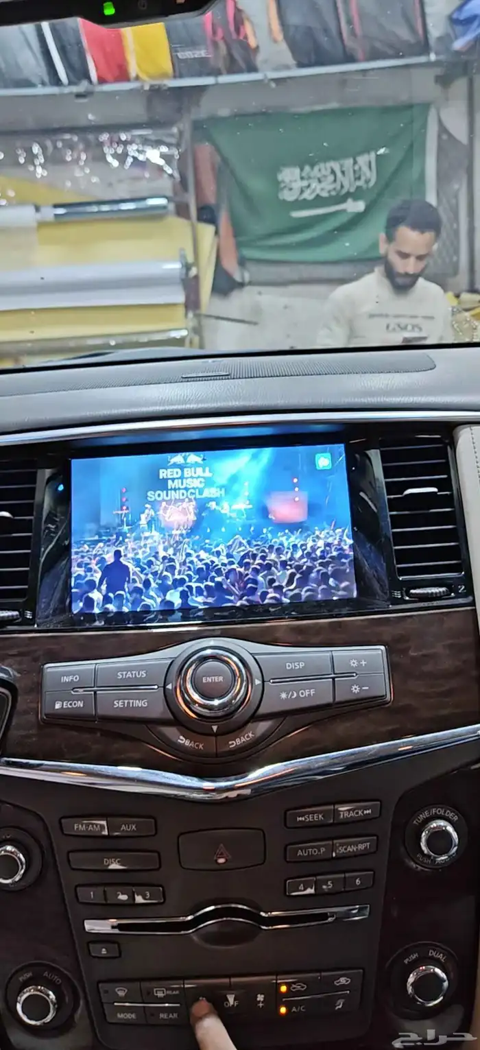 شاشه نفس شكل الوكالة نيسان باترول بلاتينيوم 2019 3