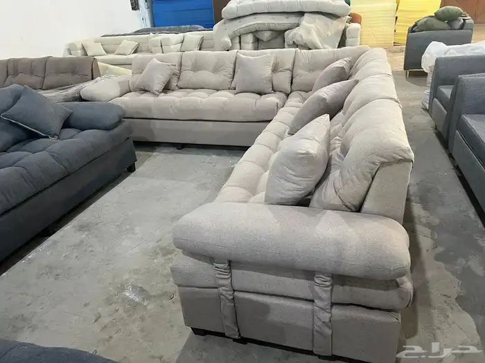 كنب جديد جاهز حرف ال و7نفر 35