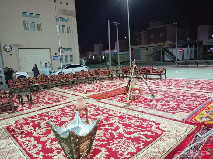 جلسات شعبيه بيت شعر خيم جلسات خارجيه زل قهوجي وصباب 8