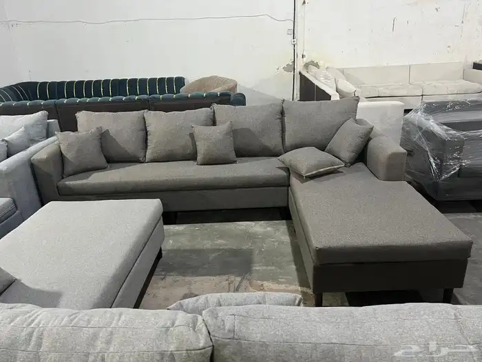 كنب جديد جاهز حرف ال و7نفر 39