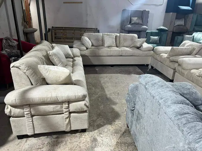 كنب جديد جاهز حرف ال و7نفر 7