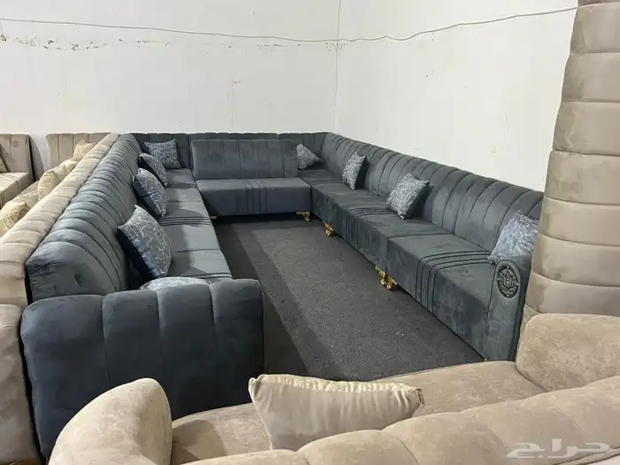 كنب جديد جاهز حرف ال و7نفر 9