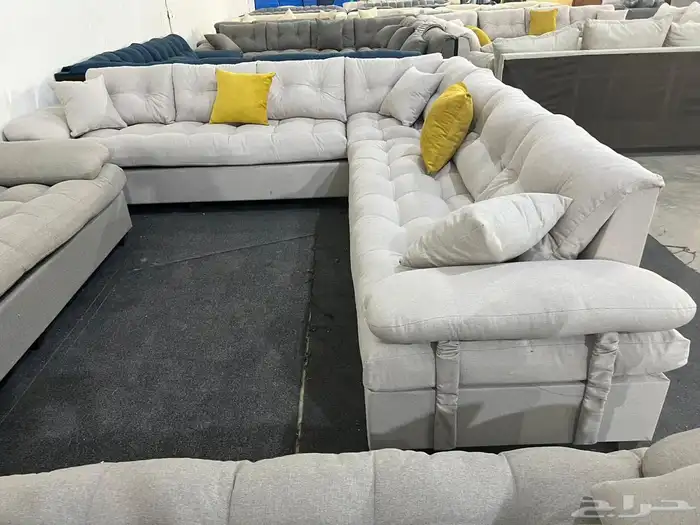 كنب جديد جاهز حرف ال و7نفر 6