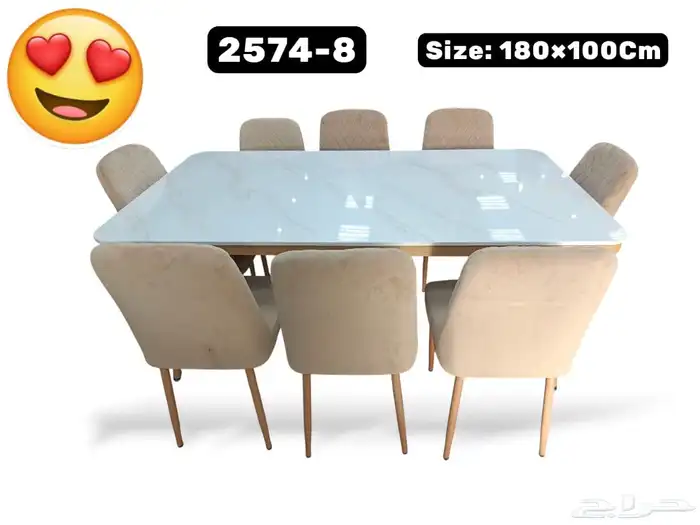 طاولات طعام رخام جودة عالية وقوية تتحمل الاوزان 3