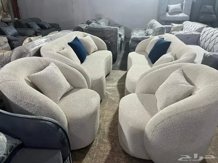 كنب جديد جاهز حرف ال و7نفر 34