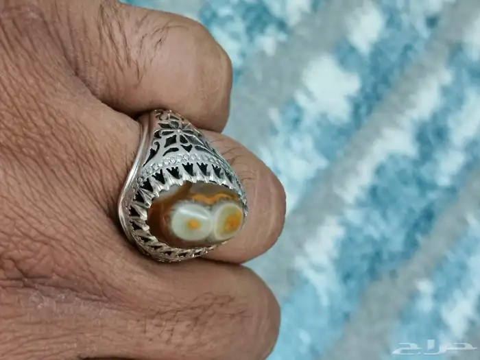 خاتم فضة سليماني هندي صياغة شاكري 19