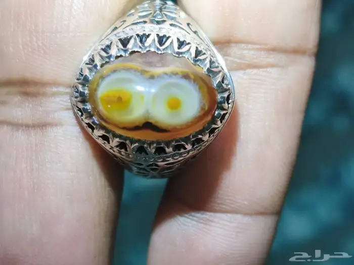 خاتم فضة سليماني هندي صياغة شاكري 9