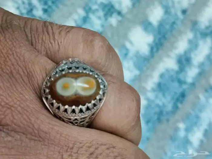 خاتم فضة سليماني هندي صياغة شاكري 20