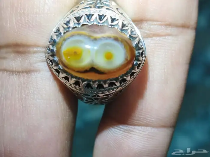 خاتم فضة سليماني هندي صياغة شاكري 6