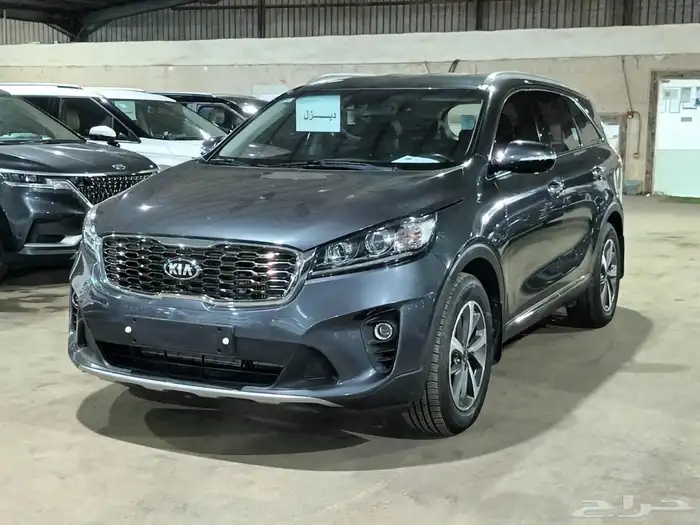 كيا سورنتو رصاصي 2020 ديزل بطاقة جمركية وارد كوريا 2