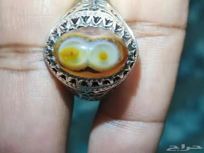 خاتم فضة سليماني هندي صياغة شاكري 5