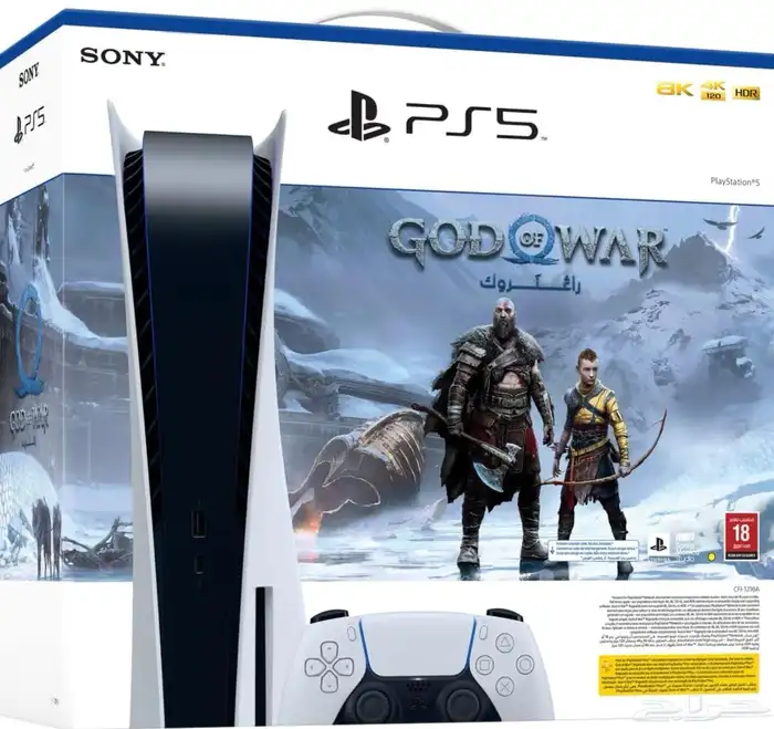 PLAYSTATION 5 مع لعبة GOOD OF WAR 0