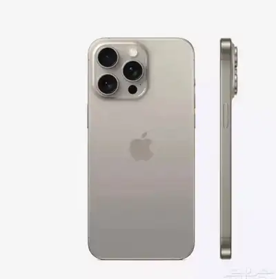 للبيع آيفون15برو ماكس مستعمل لون تيتانيوم ذاكرة 256 0