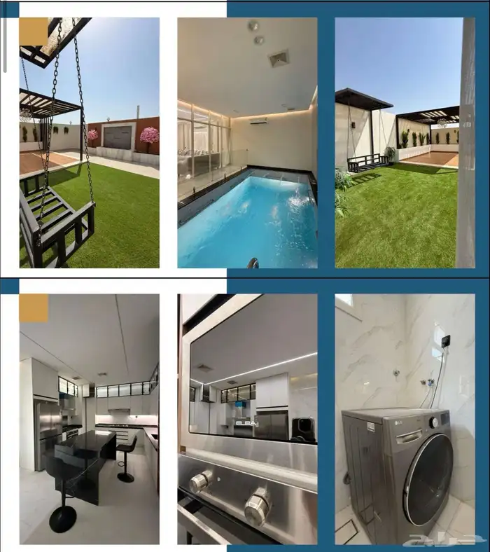 فيلا فاخرة للبيع في حي الواحه مؤثثه 12