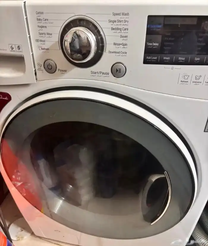 غسالة ونشافة LG اثنين بواحد 14 كيلو 0
