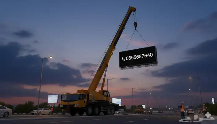 كرينات وسطحات بوم تراك للايجار حي البيان الجنادرية الفرسان 0