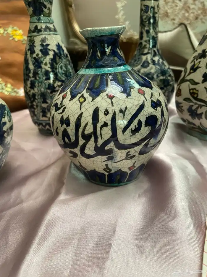 مزهريات خزفية إزنيقيةIznik ceramic vases 13