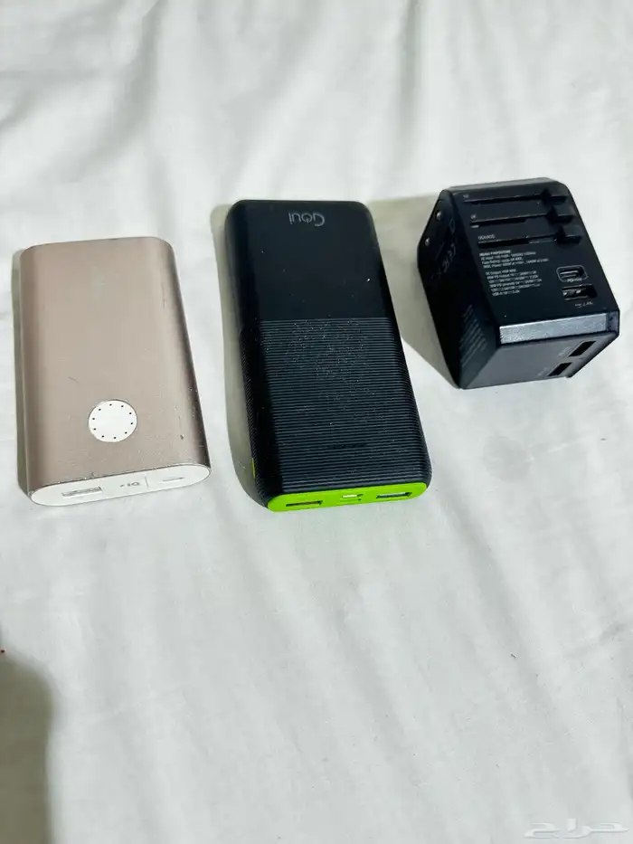 شاحن للسفر بقوة 45 واط و باور بنك 2 0