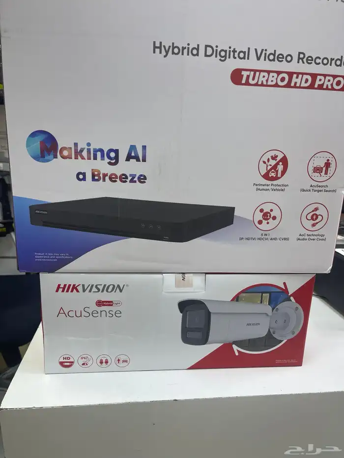 كاميرات مراقبة وانتركم مع العمل والتوصيل 1